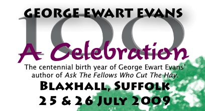 Photograph: GEORGE EWART EVANS AT 100